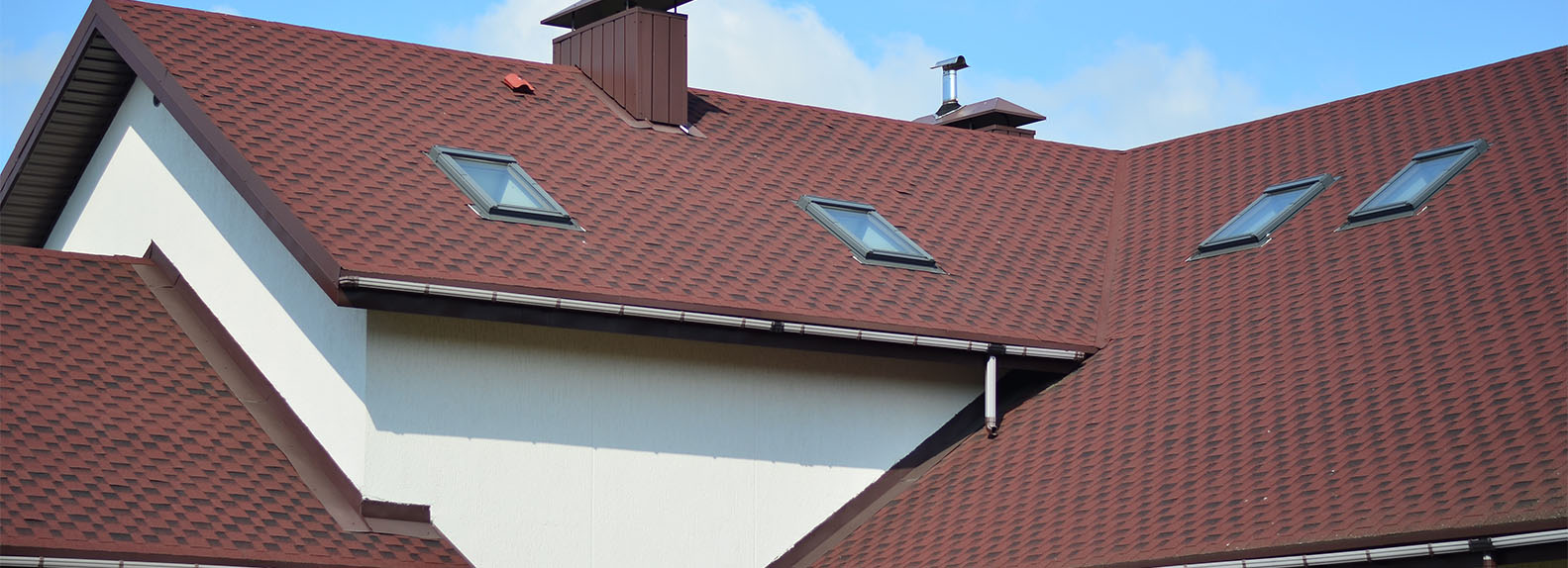 red shingle roof